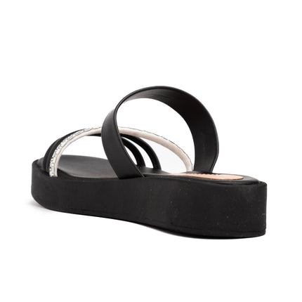 Sandalias Casuales Mujer Montt - Negro
