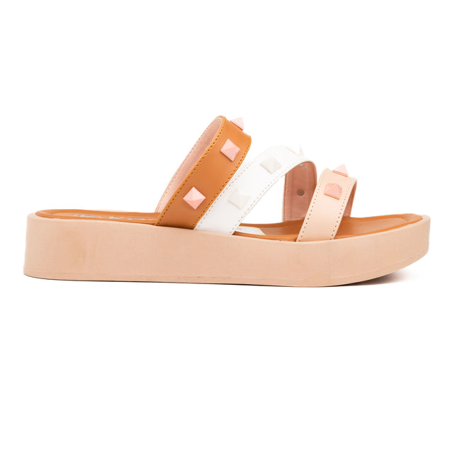 Sandalias Casuales Mujer Monza - Camel