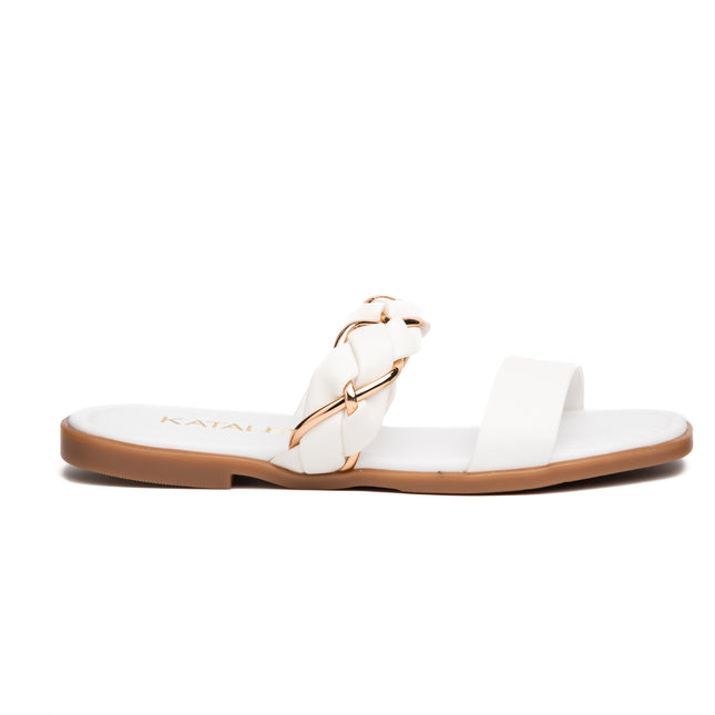 Sandalias Casuales Mujer Nasau - Blanco