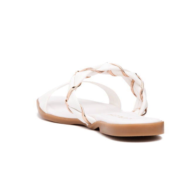 Sandalias Casuales Mujer Nasau - Blanco