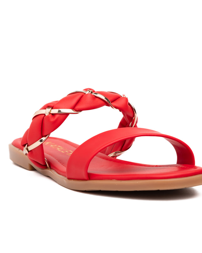 Sandalia Nasau - Rojo