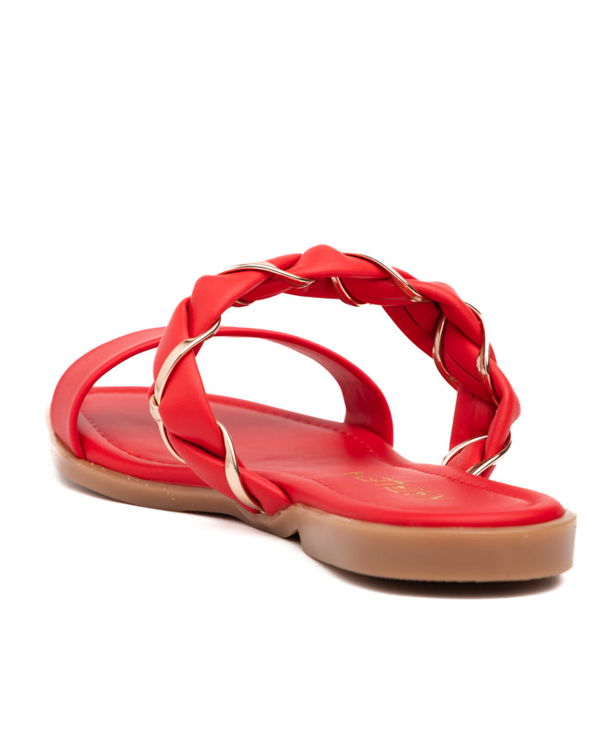 Sandalia Nasau - Rojo