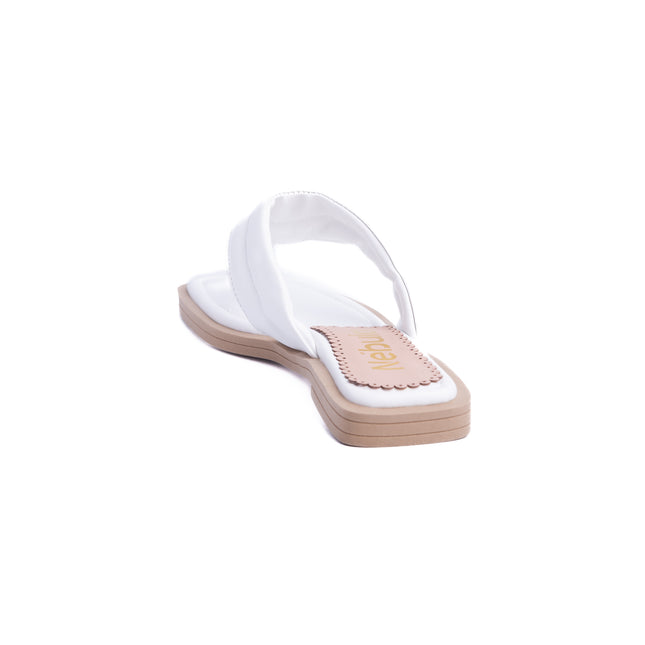 Sandalias Casuales Mujer Nicole - Blanco
