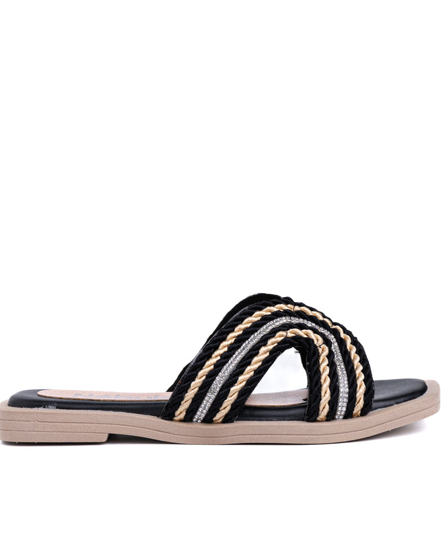 Sandalias Casuales Mujer Okubo - Negro