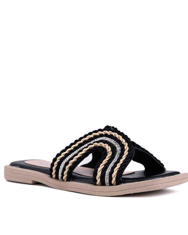 Sandalias Casuales Mujer Okubo - Negro