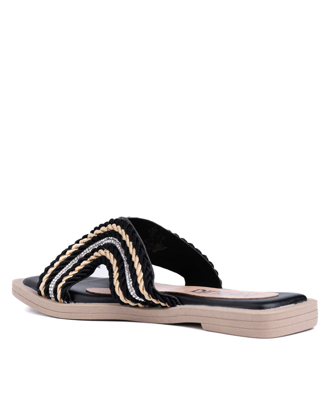 Sandalias Casuales Mujer Okubo - Negro