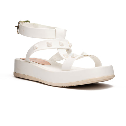 Sandalias Casuales Mujer Ovalle - Blanco