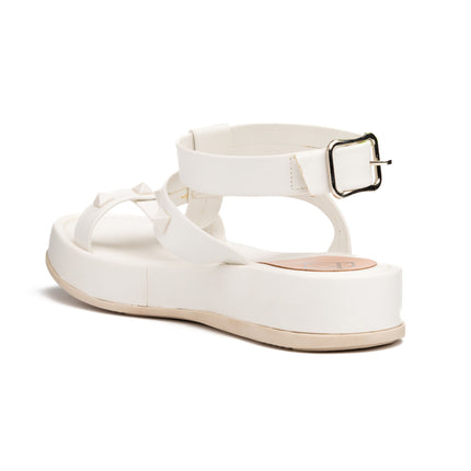 Sandalias Casuales Mujer Ovalle - Blanco