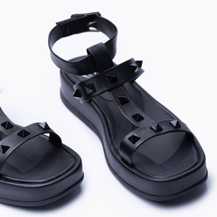 Sandalias Casuales Mujer Ovalle - Negro
