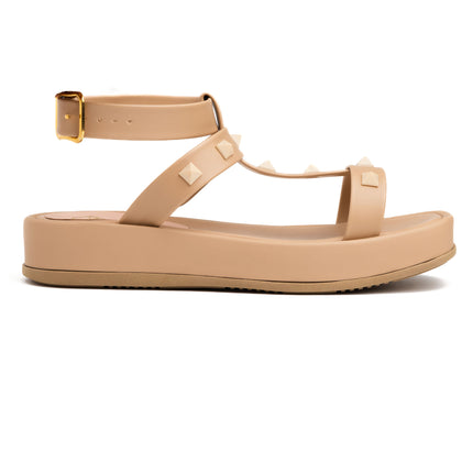 Sandalias Casuales Mujer Ovalle - Nude