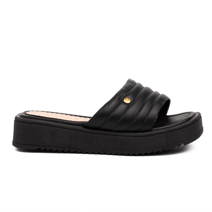 Sandalias Casuales Mujer Patras - Negro
