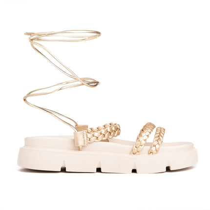 Sandalias Casuales Mujer Phuket - Dorado