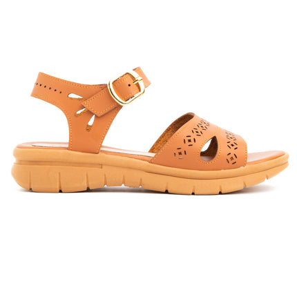 Sandalias Casuales Mujer Picchu - Camel