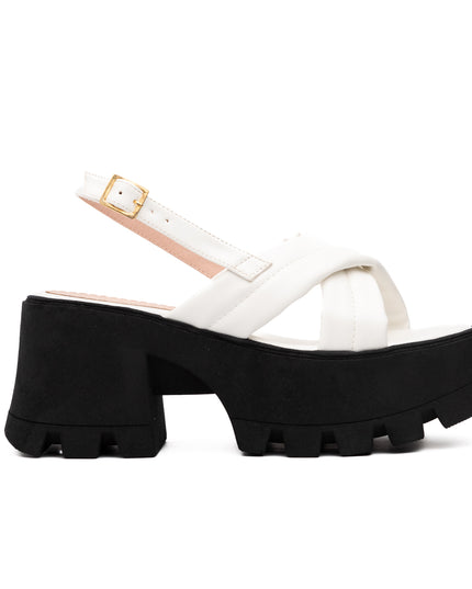 Sandalias Casuales Mujer Pleyades - Blanco