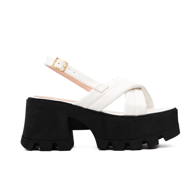 Sandalias Casuales Mujer Pleyades - Blanco