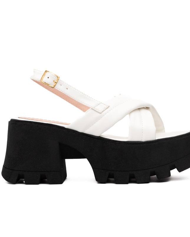 Sandalias Casuales Mujer Pleyades - Blanco