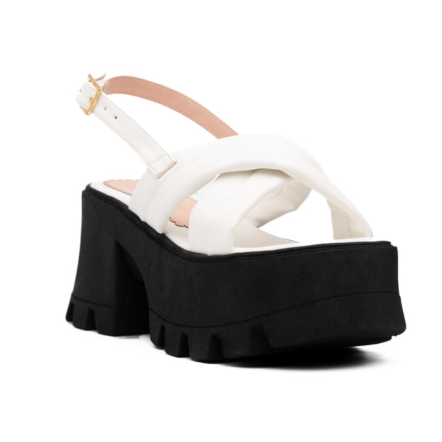 Sandalias Casuales Mujer Pleyades - Blanco