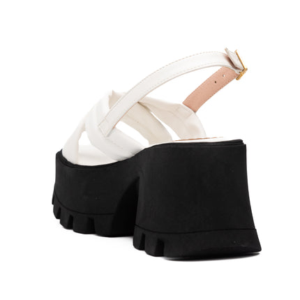 Sandalias Casuales Mujer Pleyades - Blanco