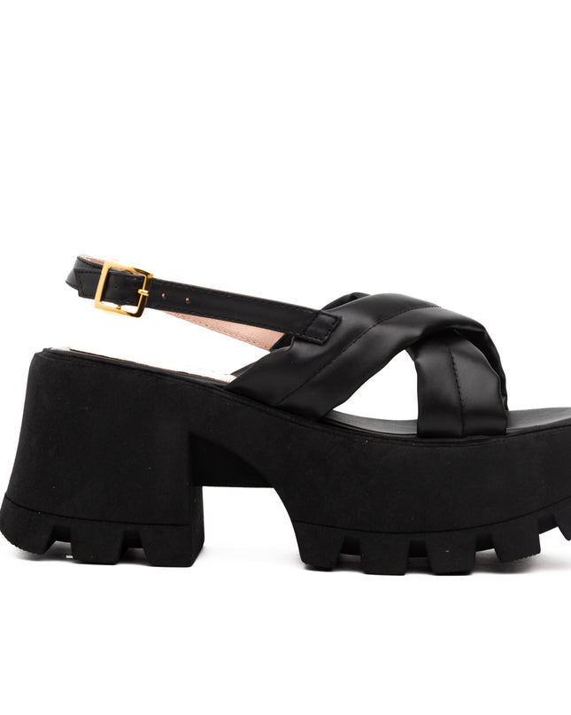 Sandalias Casuales Mujer Pleyades - Negro
