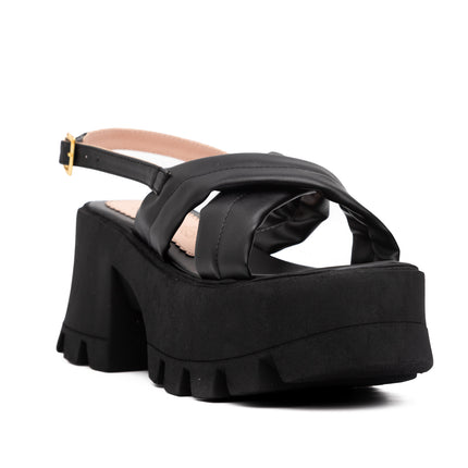 Sandalias Casuales Mujer Pleyades - Negro