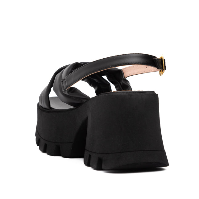Sandalias Casuales Mujer Pleyades - Negro