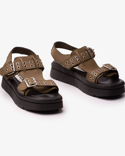 Sandalia Polanco - Verde Oscuro