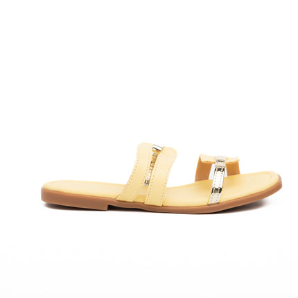 Sandalias Casuales Mujer Ponce - Amarillo