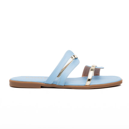 Sandalias Casuales Mujer Ponce - Celeste