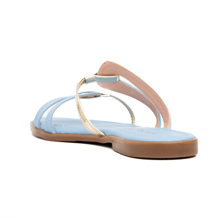 Sandalias Casuales Mujer Ponce - Celeste
