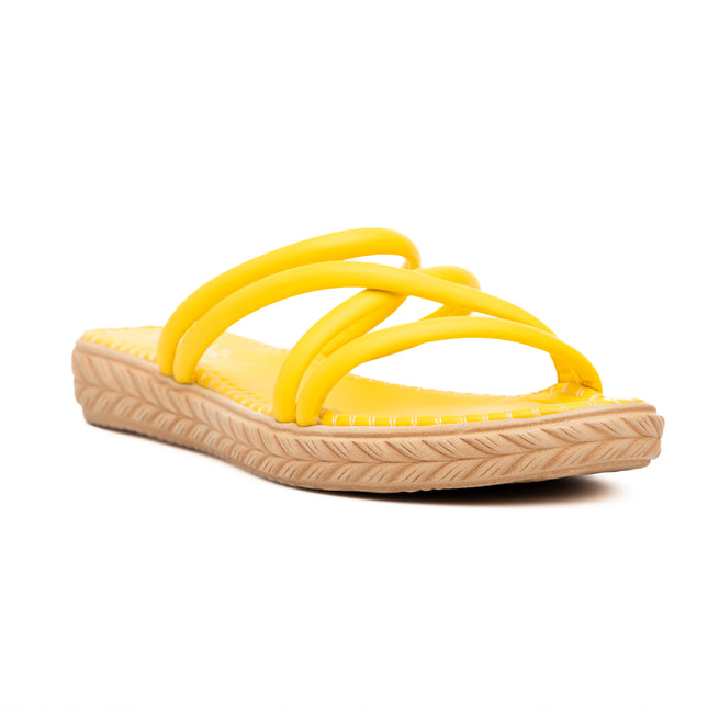 Sandalias Casuales Mujer Port Louis - Amarillo