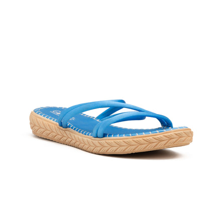 Sandalias Casuales Mujer Port Louis - Celeste