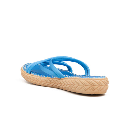 Sandalias Casuales Mujer Port Louis - Celeste