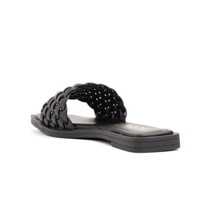 Sandalias Casuales Mujer Poyet - Negro