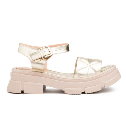 Sandalias Casuales Mujer Prada - Dorado