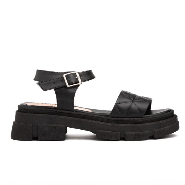 Sandalias Casuales Mujer Prada - Negro