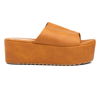 Sandalias Casuales Mujer Prato - Camel