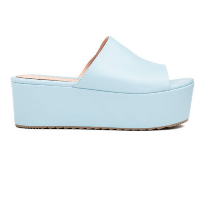 Sandalias Casuales Mujer Prato - Celeste