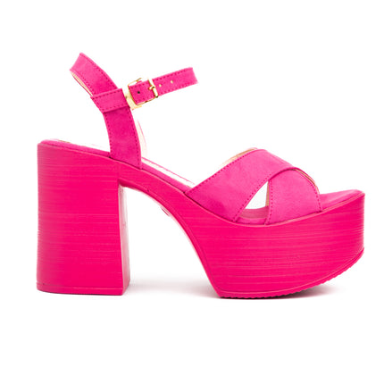 Sandalias Mujer Queens - Fucsia