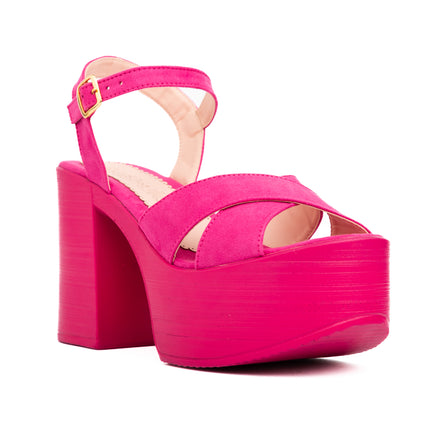 Sandalias Mujer Queens - Fucsia