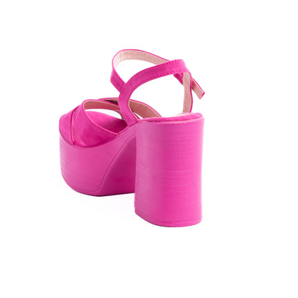 Sandalias Mujer Queens - Fucsia 2