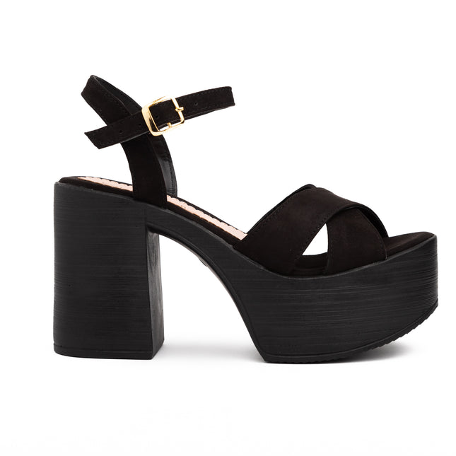 Sandalias Mujer Queens - Negro