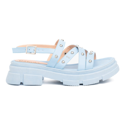 Sandalias Casuales Mujer Rafaela - Celeste