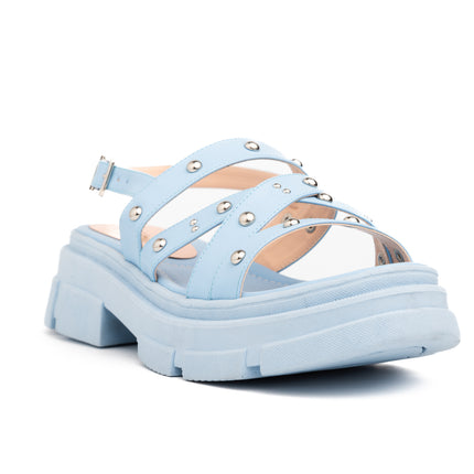 Sandalias Casuales Mujer Rafaela - Celeste