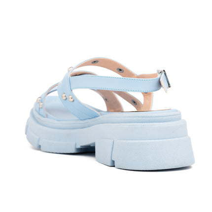Sandalias Casuales Mujer Rafaela - Celeste