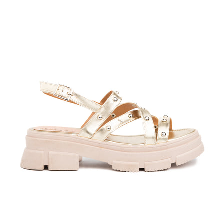 Sandalias Casuales Mujer Rafaela - Dorado