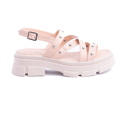 Sandalias Casuales Mujer Rafaela - Nude