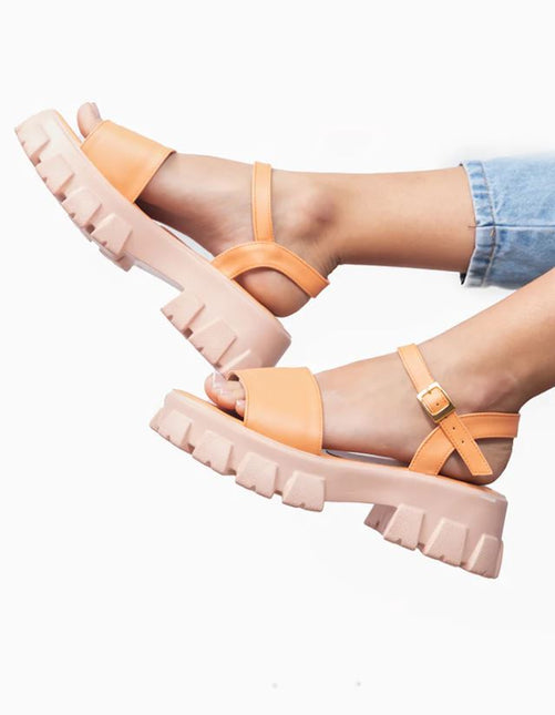 Sandalias Casuales Mujer Reggio - Anaranjando