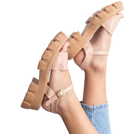 Sandalias Casuales Mujer Reggio - Palo Rosa