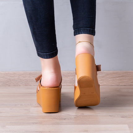 Sandalias Casuales Mujer Reichel - Camel
