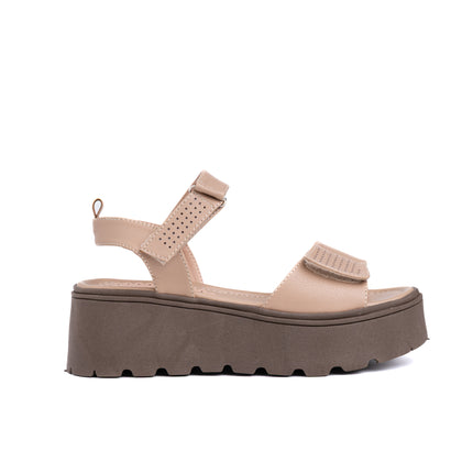 Sandalias Casuales Mujer Reynalda - Beige
